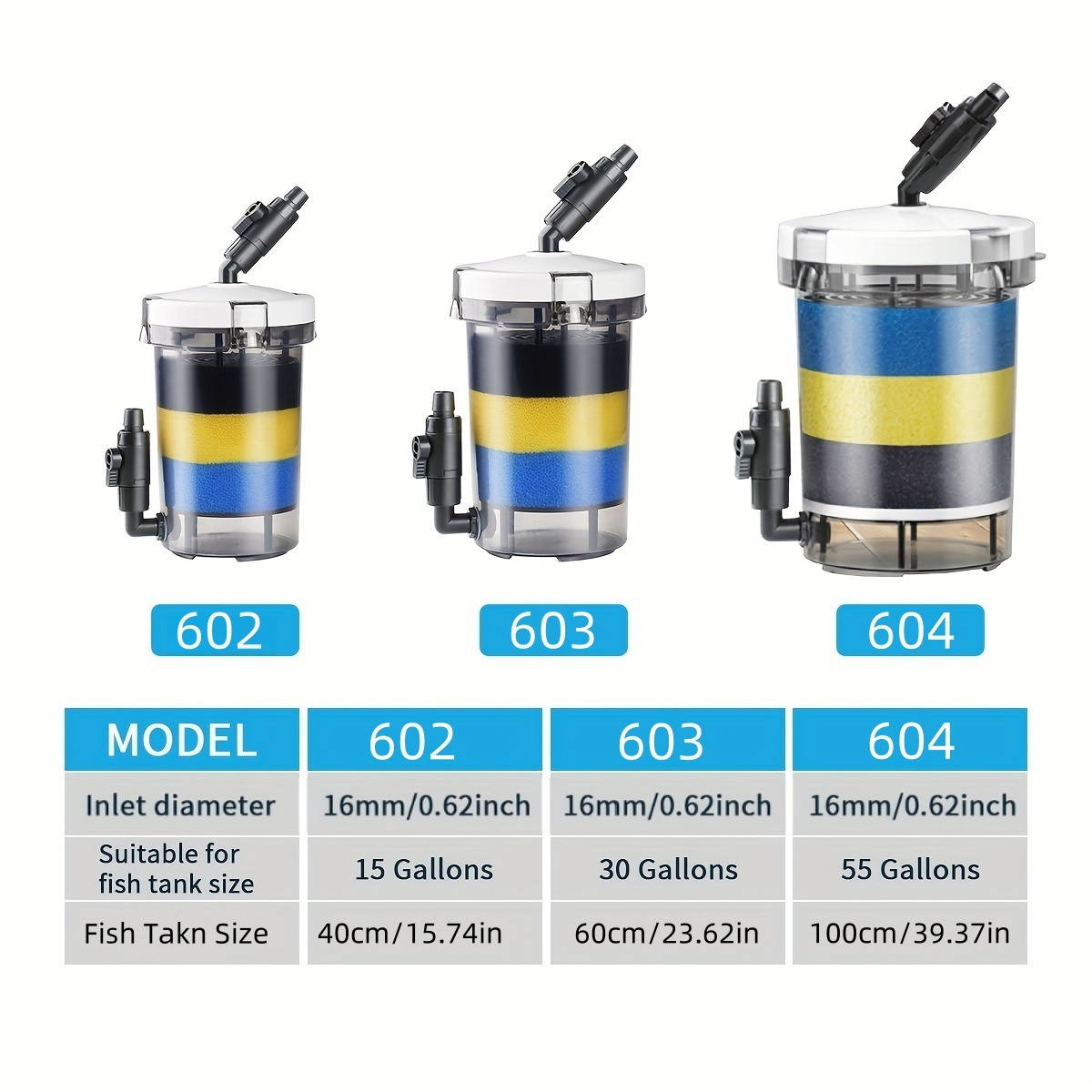 SUNSUN EW-602  EW-603 EW-604 S - огляд і ціна Marine Aquarium Protein Skimmer