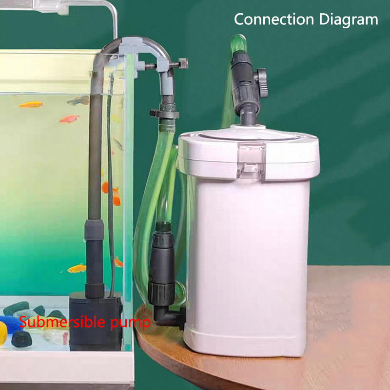 HW-604 Aquarium Filter Bucket  - огляд і ціна Marine Aquarium Protein Skimmer