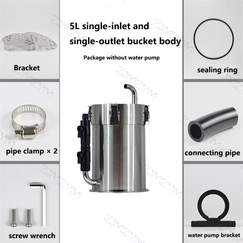 Stainless Steel External Fish  - огляд і ціна Marine Aquarium Protein Skimmer