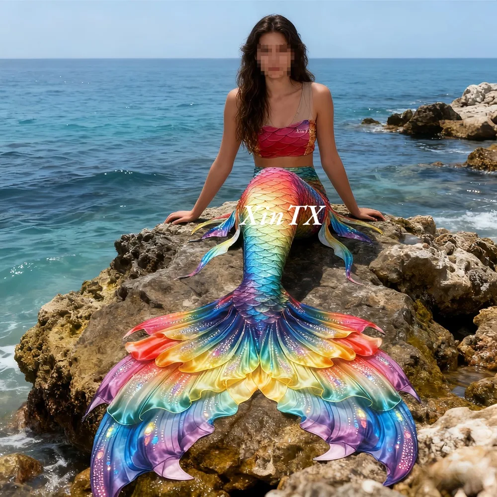 Mermaid tail rainbow-colored l - огляд і ціна Aquarium & Marine Science Center