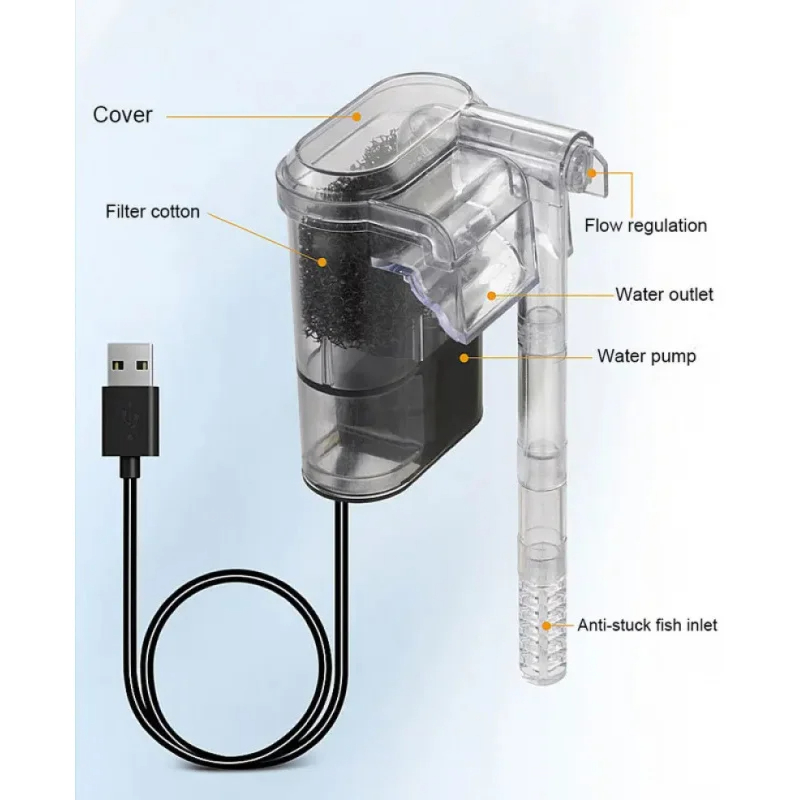 New Suspended Filter For Fish  - огляд і ціна Marine Aquarium Protein Skimmer