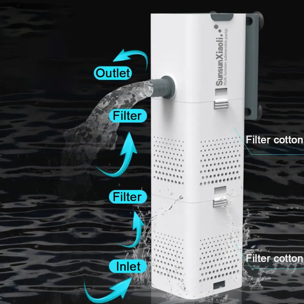 3 In 1 Aquarium Filter Pump Aq - огляд і ціна Aquarium Marine Filter