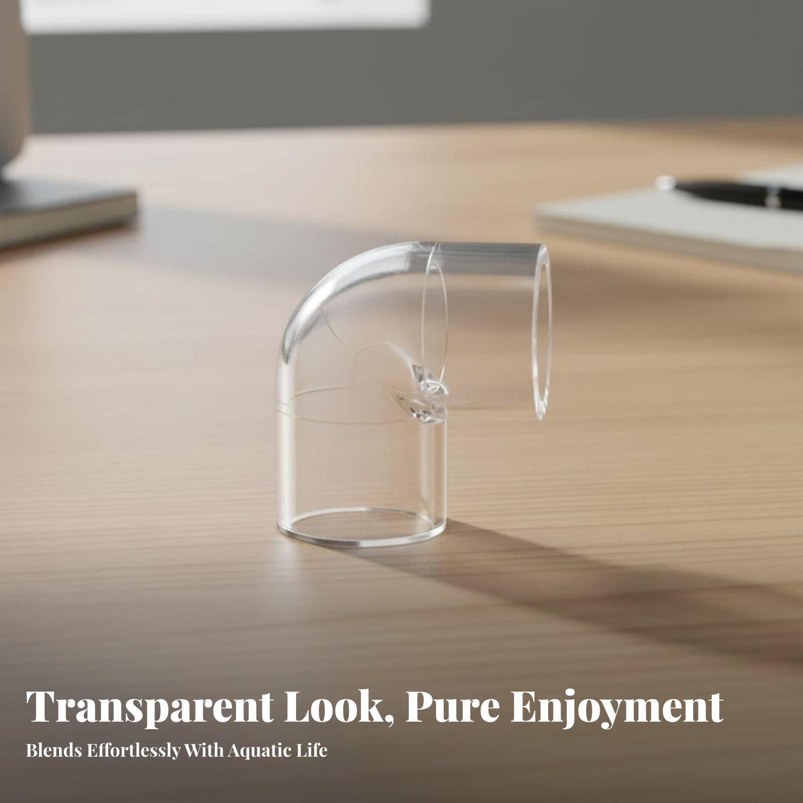 Transparent Aquarium Elbow Pip - огляд і ціна Aquarium & Marine Science Center